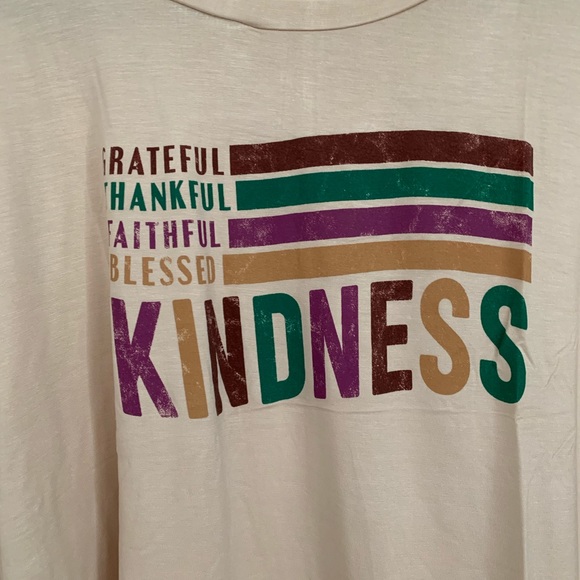 Kindness Print Oversized Knit Top - Picture 10 of 10